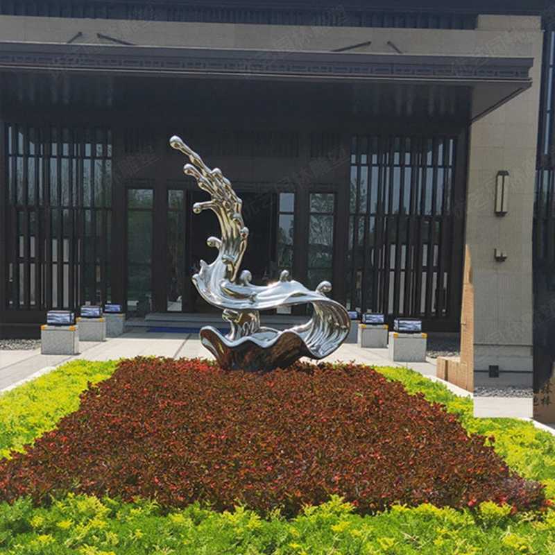 不锈钢流水雕塑，不锈钢雕塑厂家